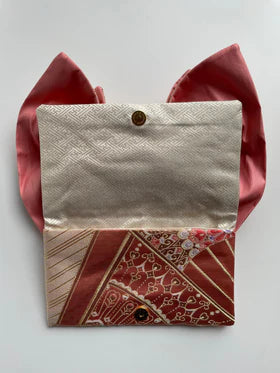 Shosoin Treasures Motif – Double Ribbon Clutch