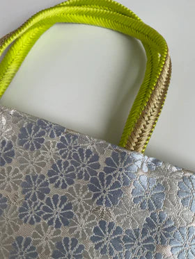 Kikkō & Chrysanthemum Harmony –Signature Silk Tote