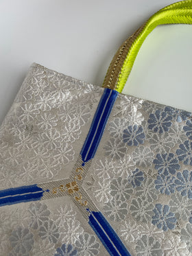 Kikkō & Chrysanthemum Harmony –Signature Silk Tote